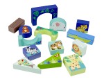 Orange Tree Toys Dřevěné puzzle kostky - Zvířata džungle