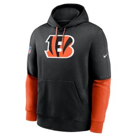 Nike Pánská mikina Cincinnati Bengals NFL 2024 Sideline Club Hoodie Velikost: 3XL