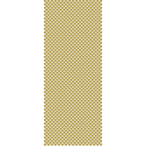 Zlaté srdíčka závěsná dekorace 1 m x 2 m Amscan Zlaté srdíčka závěsná dekorace 1 m x 2 m Amscan