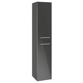 VILLEROY & BOCH - Avento Skříňka vysoká, 35x176x37 cm, 2 dvířka, Crystal Grey A89400B1