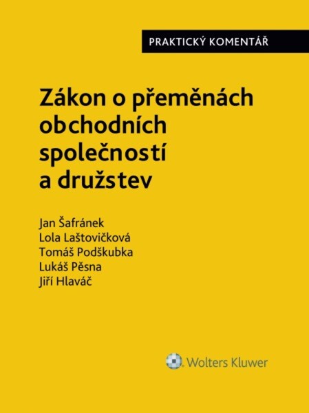 Zákon přeměnách obchodních společností družstev