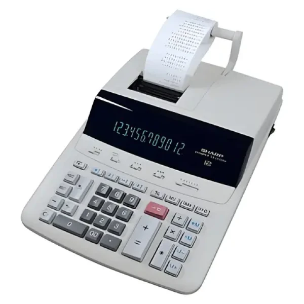 SHARP SH-CS2635LW bílá / Stolní kalkulačka s tiskem / dvanáctimístná (SH-CS2635LW)