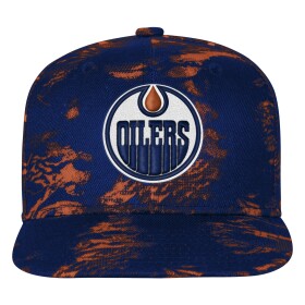 Outerstuff Dětská kšiltovka Edmonton Oilers NHL Dynamics Flat Brim Snapback