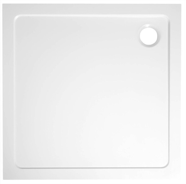 AQUALINE - TECMI sprchová vanička z litého mramoru, čtverec 70x70cm, bílá PQ007