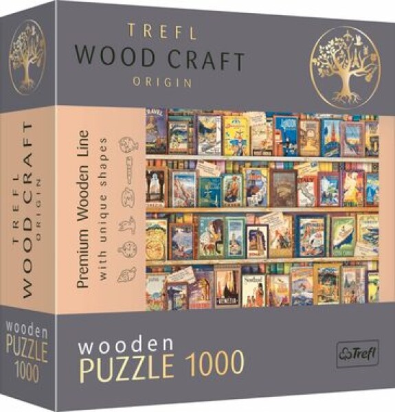 TREFL Wood Craft Origin Průvodci 1000 dílků