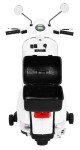 Mamido Dětský elektrický skútr Vespa bílý