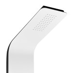 Sprchový panel SIKO na stěnu s pákovou baterií bílá ALUSHOWER ALUSHOWER