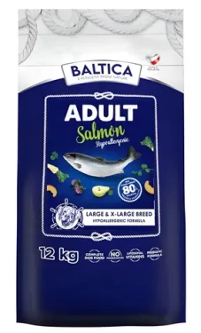 BALTICA Excellent Hypoallergenic Salmon 12 kg / Granule pro psy / velká a obří plemena / monoprotein / bez obilovin