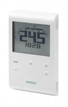Rozbaleno - Siemens RDE100.1 / Programovatelný digitální prostorový termostat / drátový / rozbaleno (RDE100.1.rozbaleno)