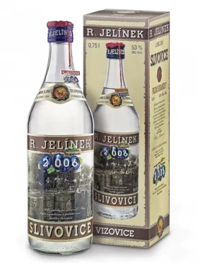 Jelínek Slivovice 2006 Jubilejní / Ovocná pálenka / 53 % / 0,7 l / Morava (8595198801338)