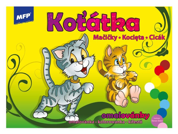 Omalovánky MFP Koťátka