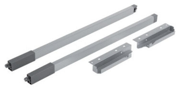 Strong SB reling 500 hranatý šedý 140mm (402616)