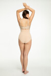 Julimex Kalhotky s vysokým pasem 441 bezešvé S-2XL béžová XXL