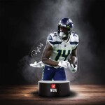 Cedule Seattle Seahawks NFL DK Metcalf NFLPA LED-Leuchtschild