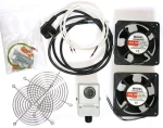 XtendLan Ventilační jednotka / Ventilační jednotka / termostat / 2x ventilátor / napájecí kabel (SFAN-WM-2FT)