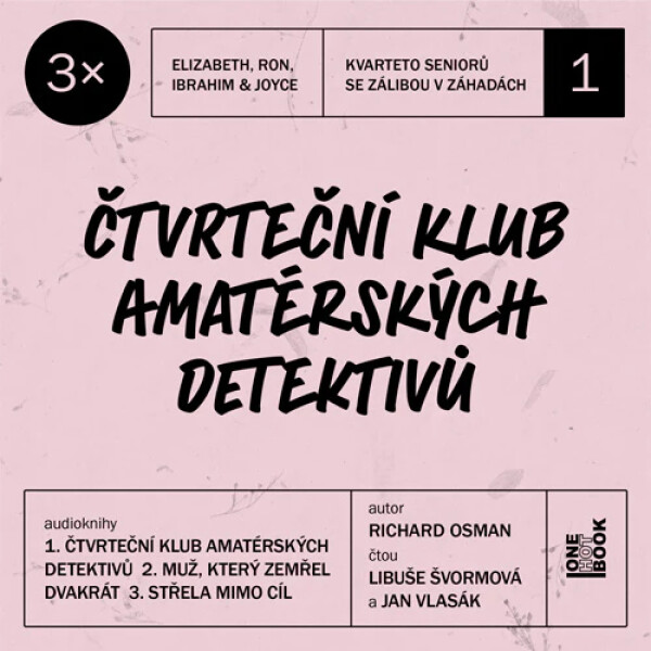 3x Čtvrteční klub amatérských detektivů #1 - Richard Osman - audiokniha