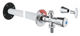 GROHE - Eurotec Venkovní nástěnný set, matný chrom 41208000