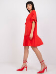 Dámské šaty D73761M30306A červené - Sublevel M
