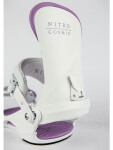 Nitro COSMIC WHITE LEVANDER dámské vázání na snowboard - S/M