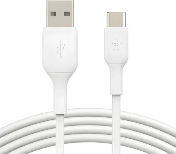 Belkin CAB001BT1MWH2PK bílá / Datový kabel / USB-A - USB-C / 1 m (CAB001BT1MWH2PK)