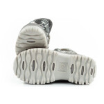 Lee Cooper zimní sněhule dětské zateplené sněhule pro dívky šedé 28