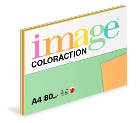 Xerografický papír A4 barevný mix 80g, 5x20 listů, intenzivní barvy