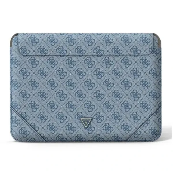 Guess 4G Uptown Triangle Logo modrá / Obal na notebook / 16" (GUCS16P4TB)
