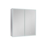 Zrcadlová skříňka s osvětlením SAT 65x70 cm kov hliník SATZGALED6570AL SATZGALED6570AL