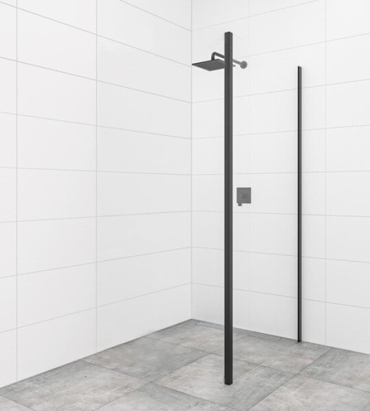Boční zástěna ke sprchovým dveřím 90 cm SAT TEX BB SATSTENATEXD90C SATSTENATEXD90C