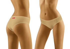 Dámské kalhotky Cosy Soft Beige - Wol-Bar M