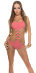 Sexy monokiny s výstřihem 18145 - In Stylefashion růžová S