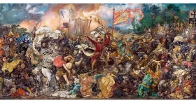 Castorland 400409-2 Puzzle Art Collection: Bitva u Grunwaldu