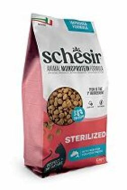 Schesir Cat Animal Monoprotein Sterilized rybí 10kg