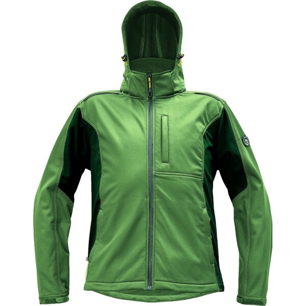 Bunda DAYBORO softshellová pánská mechově zelená 4XL mechově zelená