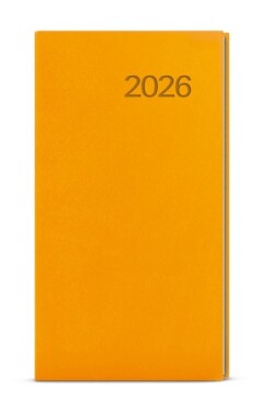 Týdenní diář 2026 Jakub Vivella kapesní okrová