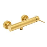 Sprchová baterie SAT Aurum bez sprchového setu 150 mm broušená zlatá SATBAUR268BG SATBAUR268BG