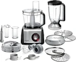 BOSCH MC812M865 černá / Kuchyňský robot / 1250 W / 3.9 L / šlehání / sekání / strouhání / drcení / krájení (MC812M865)