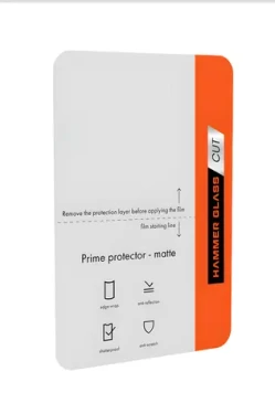 Hammer Glass Prime Protector Matte / Ochranná fólie / pro telefony do 7,5" / 10 ks / tloušťka 0,21 mm (GPF000044)