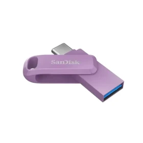 SanDisk Ultra Dual Drive Go 256GB fialová / Flash Disk / USB-A + USB-C / čtení až 400 MB/s (SDDDC3-256G-G46L)