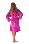 Dětský župan Siena s kapucí 9156 pink pearl - Vestis 140