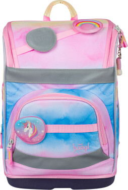 BAAGL Školní aktovka Zippy plus Rainbow Unicorn