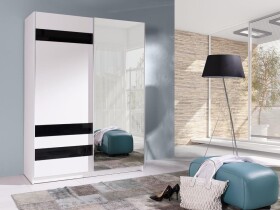 FRONTI Šatní skříň BATUMI 7 Zrcadlo lacobel 6731