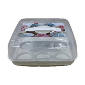 Dortisimo Plastový box na 9 muffinů (25 x 25 x 10 cm)