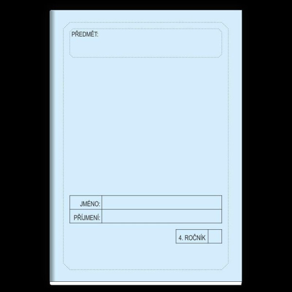Školní sešit 4. ročník (modrý) - Jitka Rubínová