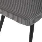 Relaxační křeslo, šedá, manšestrová látka, AK-L7285 GREY6