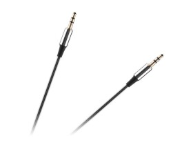 Kabel REBEL RB-6008-100-B JACK 3.5 konektor/JACK 3.5 konektor 1m