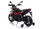 Mamido Dětská elektrická motorka Aprilia černá