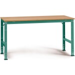 Manuflex LD1113.6011 ESD ESD pracovní stůl UNIDESK s kaučuk deska, rezedově zelená RAL 6011, Šxhxv = 2000 x 800 x 720-73