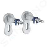 GROHE - Rapid SL Set předstěnové instalace, klozetu Arkas a sedátka softclose, tlačítko Skate Cosmopolitan, chrom SANI11BA1102