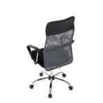 Kancelářská židle, houpací mechanismus, šedá síťovina, KA-E305 GREY